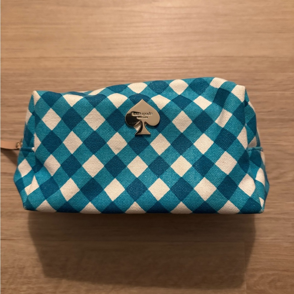 kate spade Checkered Cosmetic Bag